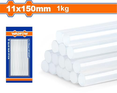 Bâtons Colle à Chaud WADFOW WGJ5815 — D11mm × 150mm 1kg Transparent Bois Plastique Tissu Carton Céramique | SQES Tunisie

