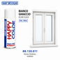 Spray peinture blanc glace RAL 9002 400ml Saratoga Happy Color – portes, fenêtres, mobilier – SQES Ariana Menzah 8 Tunisie