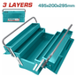 Boîte à outils métallique TOTAL THT10701 3 couches extensibles accordéon acier 495×200×295mm – SQES Tunisie
