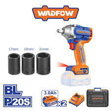 Boulonneuse Brushless Sans Fil WADFOW WCD1B48 — 20V 600Nm 480Nm 3 Vitesses LED 2 Batteries 3Ah Coffret Mécanique Auto | SQES Tunisie
