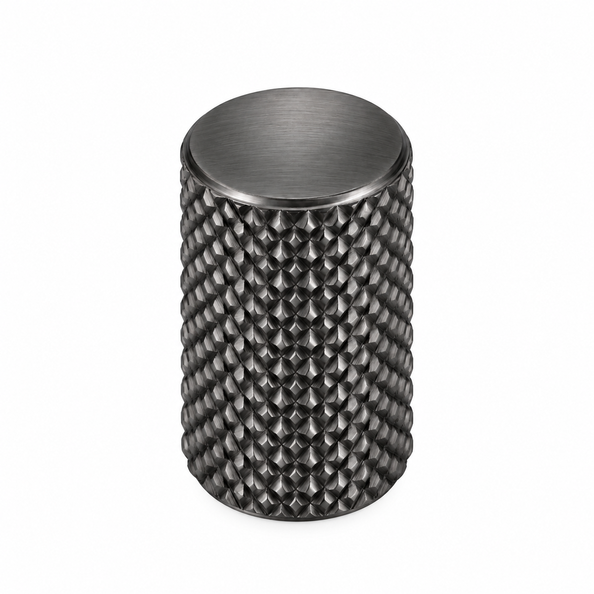 Bouton rond de meuble 28546 finition Gris Anthracite pour meubles, tiroirs, cuisine et dressing.
