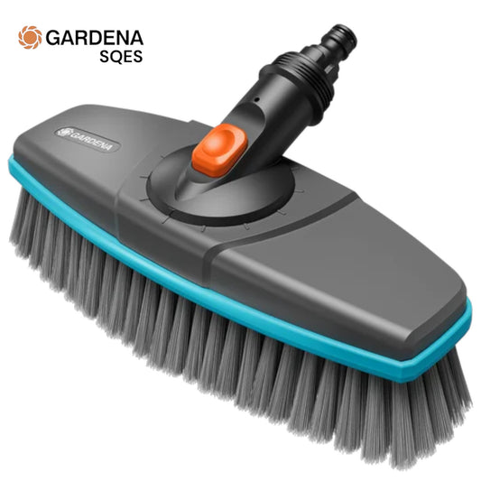Brosse à Manche Souple CleanSystem GARDENA Réf. 18810-20 — Poils Doux Sans Rayures, Nettoyage Délicat Voiture Vitres Mobilier Surfaces Sensibles | SQES Tunisie
