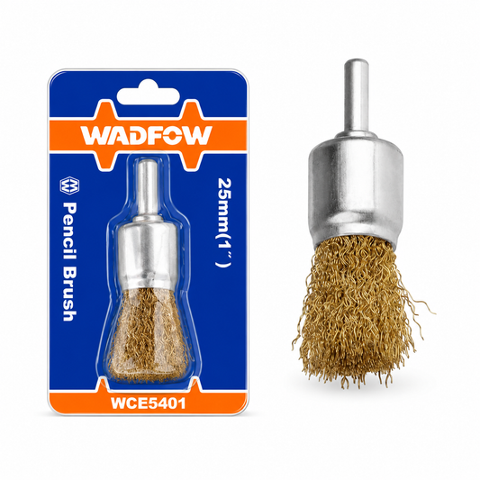Brosse Métallique Pinceau 25 mm WADFOW WCE5401 — Dérouillage Nettoyage Soudures Perceuse | SQES Tunisie
