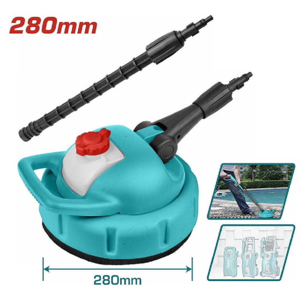 Brosse sol TOTAL THPB36201 280mm tige 470mm PP PA66 pour nettoyeur haute pression – SQES Tunisie

