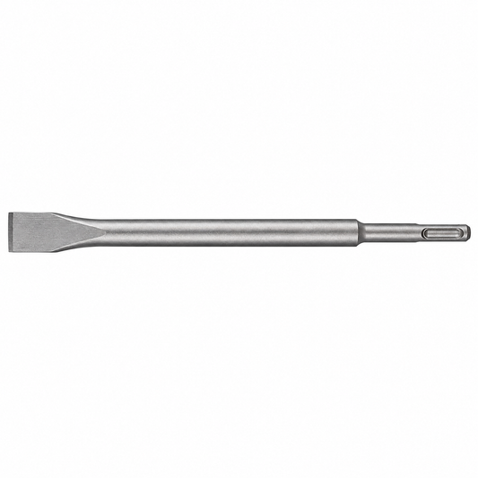 Burin plat VALEX 1461098 avec emmanchement SDS-PLUS, largeur 20 mm et longueur 250 mm, pour travaux de burinage et maçonnerie.