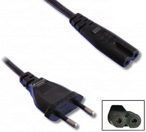 Cable Alimentation Bipolaire IEC C7 Fiche en 8 220V – 1.2m