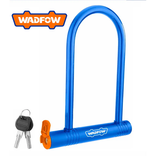 Cadenas Antivol Vélo en U WADFOW WBK6125 — Acier A3 105×210mm Cylindre Laiton 2 Clés Sécurité | SQES Tunisie
