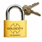 Cadenas Laiton Gold City 20mm 25mm 30mm 40mm 50mm 60mm – Cadenas à Clé Corps Laiton 6192161502012 6192161502029 6192161500933 6192161502005 6192161500957 6192161500964 | SQES Tunisie
