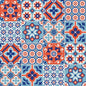 Carreau PVC autocollant Boss Tape Portugal 30cm x 30cm – azulejos bleu et blanc, décoration méditerranéenne cuisine et salle de bain
