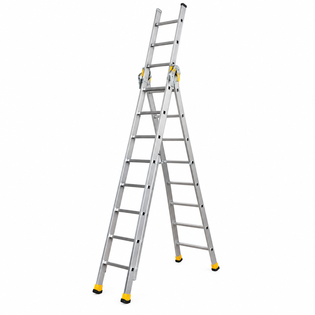 CENTAURE Échelle Triple T3 810OUT6 810OUT7 810OUT8 810OUT9 – 2,50 à 3,60 m / 5,30 à 8,10 m – Travail en hauteur | SQES Tunisie
