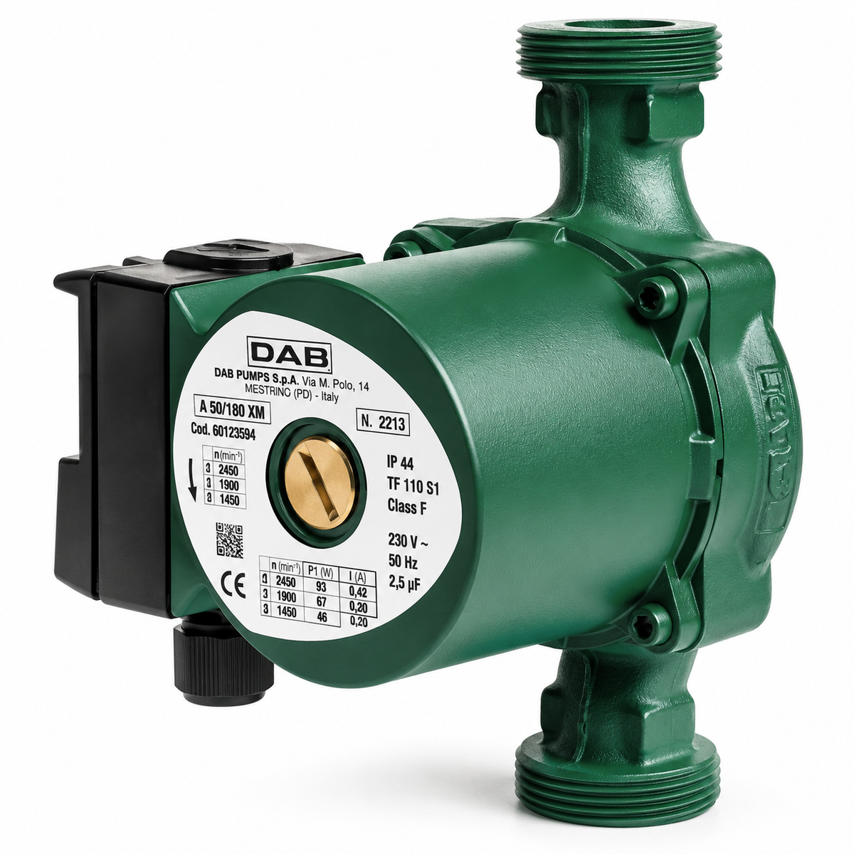 Circulateur DAB VA 65/130 230 V entraxe 130 mm raccord 1 pouce | SQES Tunisie

