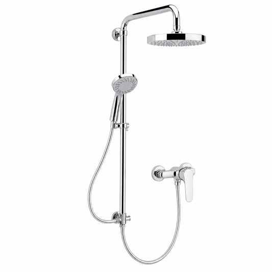 Colonne de Douche SOPAL Série Sousse 1089A04 — Inverseur Chromé NF EN ISO 1456 Garantie 5 Ans Salle de Bain | SQES Tunisie
