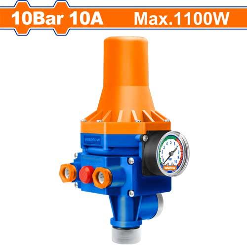 Contrôleur Automatique de Pompe WADFOW WPC1A03 — 10 Bar IP65 1.1kW Connexion 1" Protection à Sec Arrosage Plomberie | SQES Tunisie
