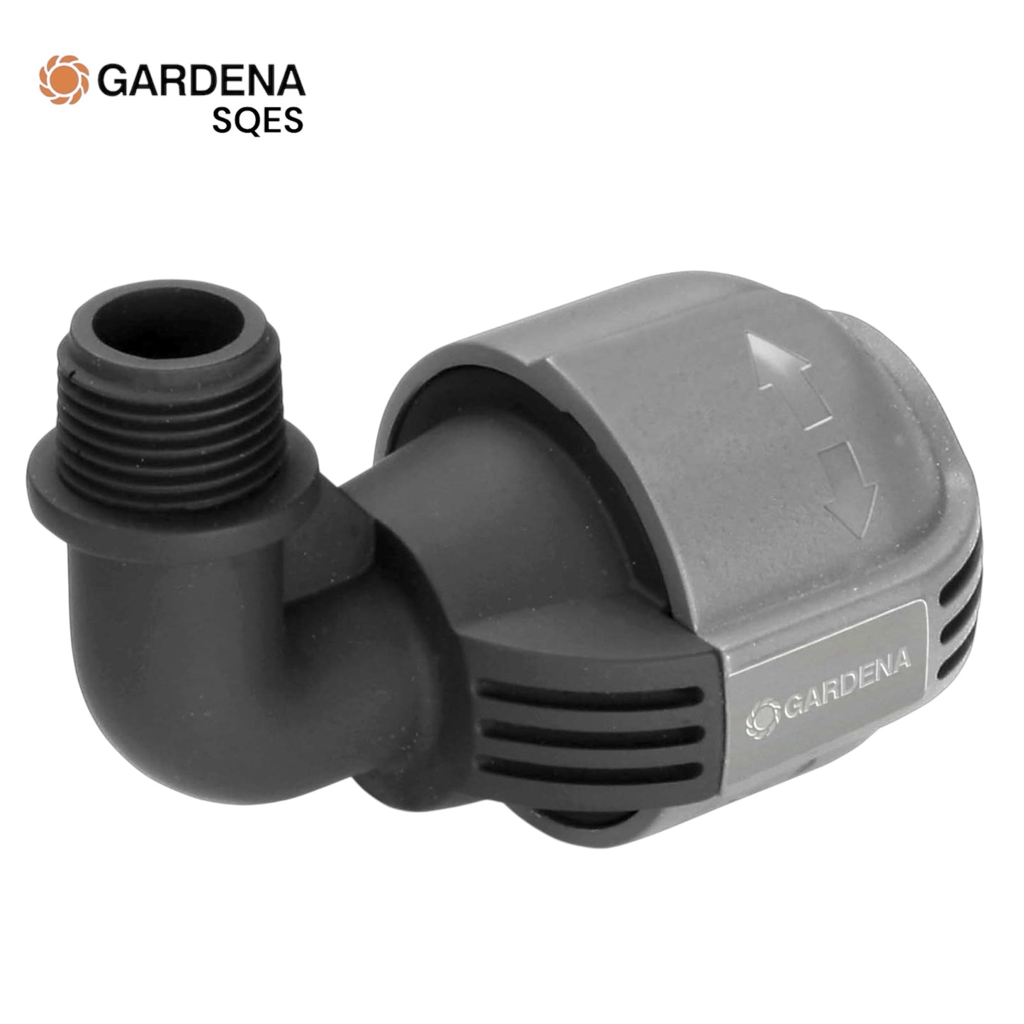 Coude 90° 25 mm 15/21 (1/2") Mâle GARDENA Réf. 2780-20 — Angle Droit, Étanchéité Parfaite, Système Irrigation Arrosage | SQES Tunisie
