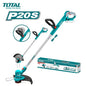 Coupe-bordures sans fil TOTAL TGTLI20301 20V Li-Ion largeur 30cm tête pivotante 180° manche télescopique – SQES Tunisie
