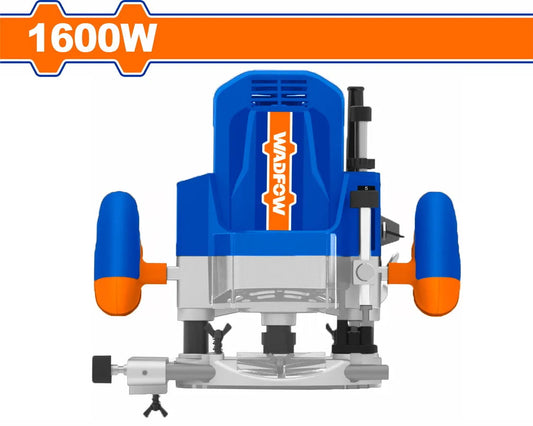 Défonceuse Affleureuse WADFOW WER1516001 — 1600W 22 000 RPM Pinces 6-12mm Immersion 60mm Menuiserie Ébénisterie | SQES Tunisie

