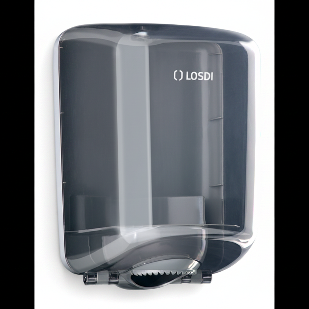 LOSDI Distributeur de Papier à Rouler ABS Fumé ELEGANCE
