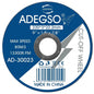 Disque de coupe inox 125 mm ADEGSO AD-30016 — Disque abrasif 125 × 1,2 × 22 mm pour meuleuse compatible | SQES Tunisie
