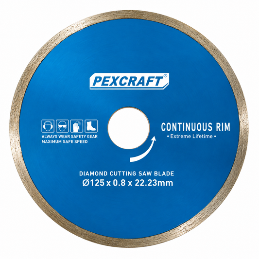 Disque diamant continu PEXCRAFT RF206 115 125 150 180 230 mm – Accessoire meuleuse angulaire | SQES Tunisie
