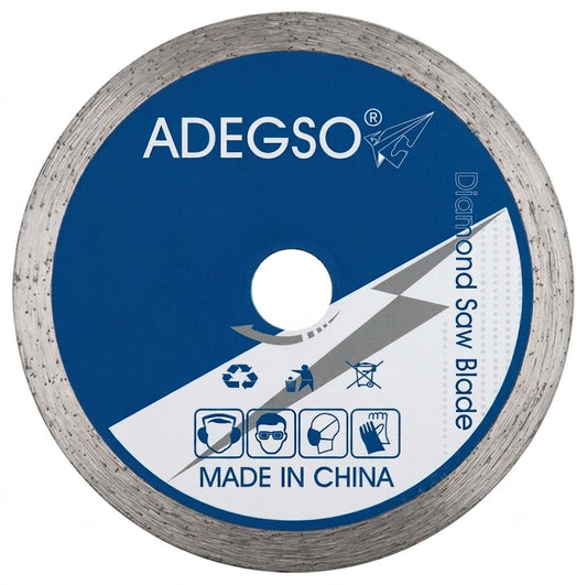Disque diamant ultra 125 mm ADEGSO AD-30096 — Disque diamant universel 125 × 22,2 mm coupe à sec et avec arrosage | SQES Tunisie
