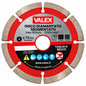 Disque diamanté Turbo Ø230 mm VALEX 1464657, alésage 22,2 mm, épaisseur 3 mm et tranchant diamanté 8 mm pour meuleuse d’angle | SQES Tunisie
