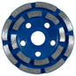 Disque de ponçage double 125 mm ADEGSO AD-30360 — Meule diamantée double rangée Diamond Grinding Wheel 5 pouces | SQES Tunisie
