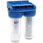 Double filtre a eau complet