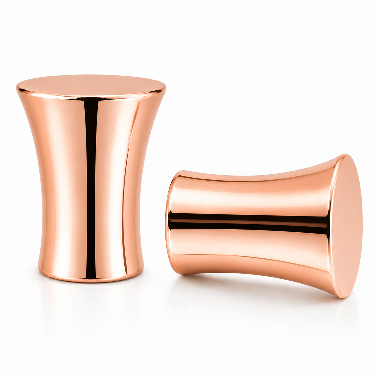 embout aluminium NOVA DN25 finition or rosé brillant, lot 2 pcs, design élégant, SQES Ariana Menzah 8 Tunisie