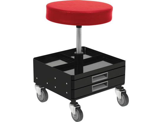 Tabouret d'Atelier YATO YT-08795 — Réglable 450-560mm 3 Tiroirs à Billes 150kg