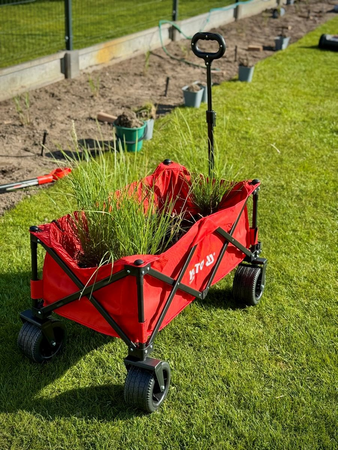 Chariot Pliant YATO YT-86950 — 100kg Camping Jardin Plage Oxford 600D