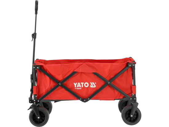 Chariot Pliant YATO YT-86950 — 100kg Camping Jardin Plage Oxford 600D