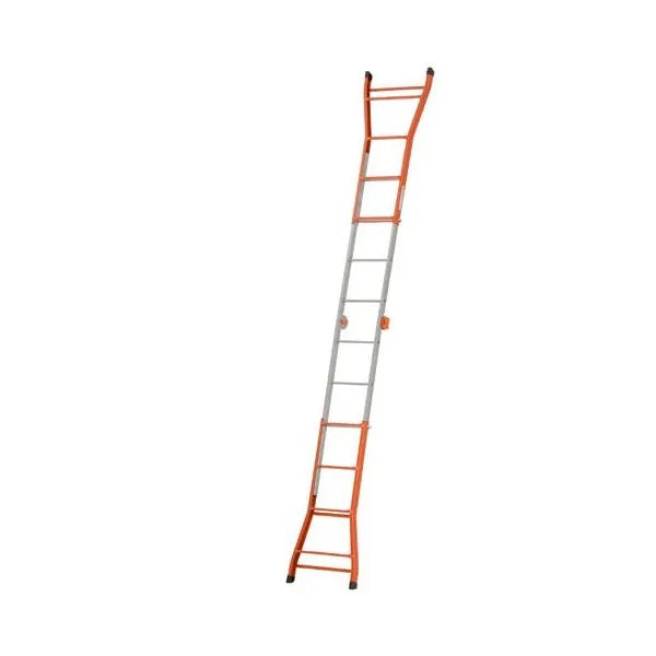 Escabeau Télescopique Multifonctions - 4m+4m Marches - SQES
