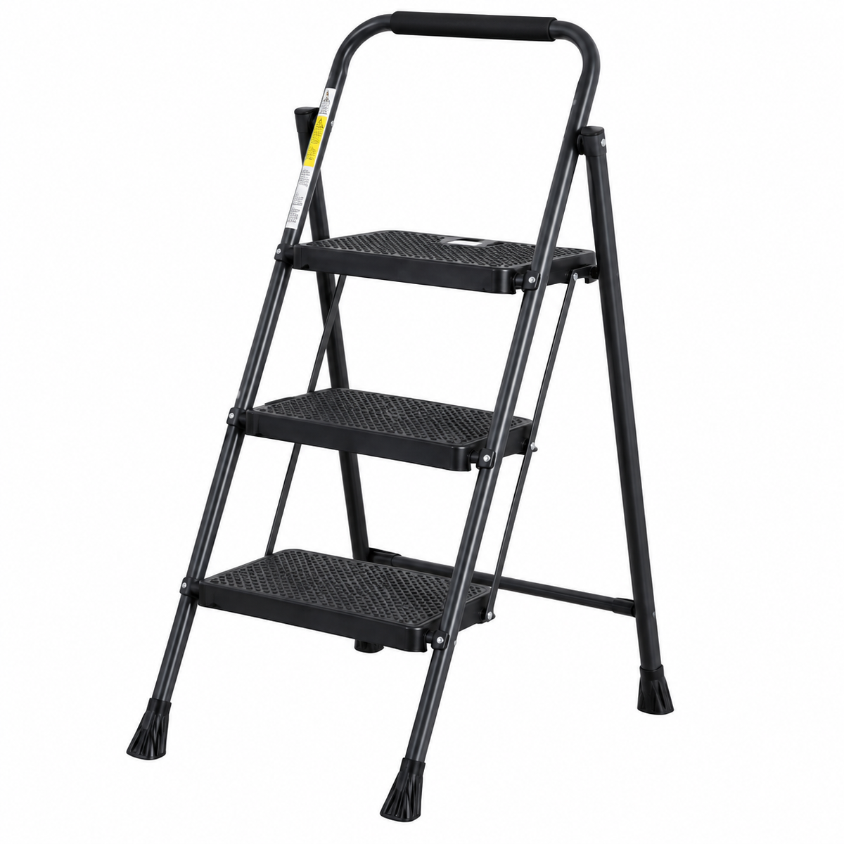 Escabeau MINI disponible en 2, 3 et 4 marches. Choisissez la configuration adaptée à vos besoins pour les travaux d’accès en hauteur.