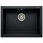 Évier granit RealStone GORDION 60 K012 Noir, 1 cuve, dimensions 600×475 mm, pour meuble de cuisine de 600 mm.