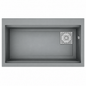 Évier granit RealStone LİKYA A03 Gris, réf. A0366010115, une cuve, 755 × 470 mm, pour meuble de 800 mm minimum, usage cuisine | SQES Tunisie
