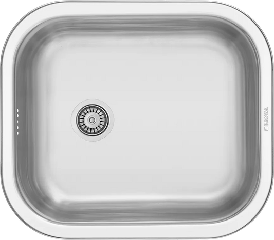 Evier Inox 54x40 cm - 1 Cuve Rectangulaire EncÉvier inox BANKA M9054 542×402 mm avec grande cuve 482×345 mm, profondeur 160 mm, pose encastrée ou sous-plan.astrable | Banka Sinks - SQES