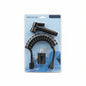 Flexible Toilette Spirale 1.2m Noir avec Douchette Shut-Off et Support
