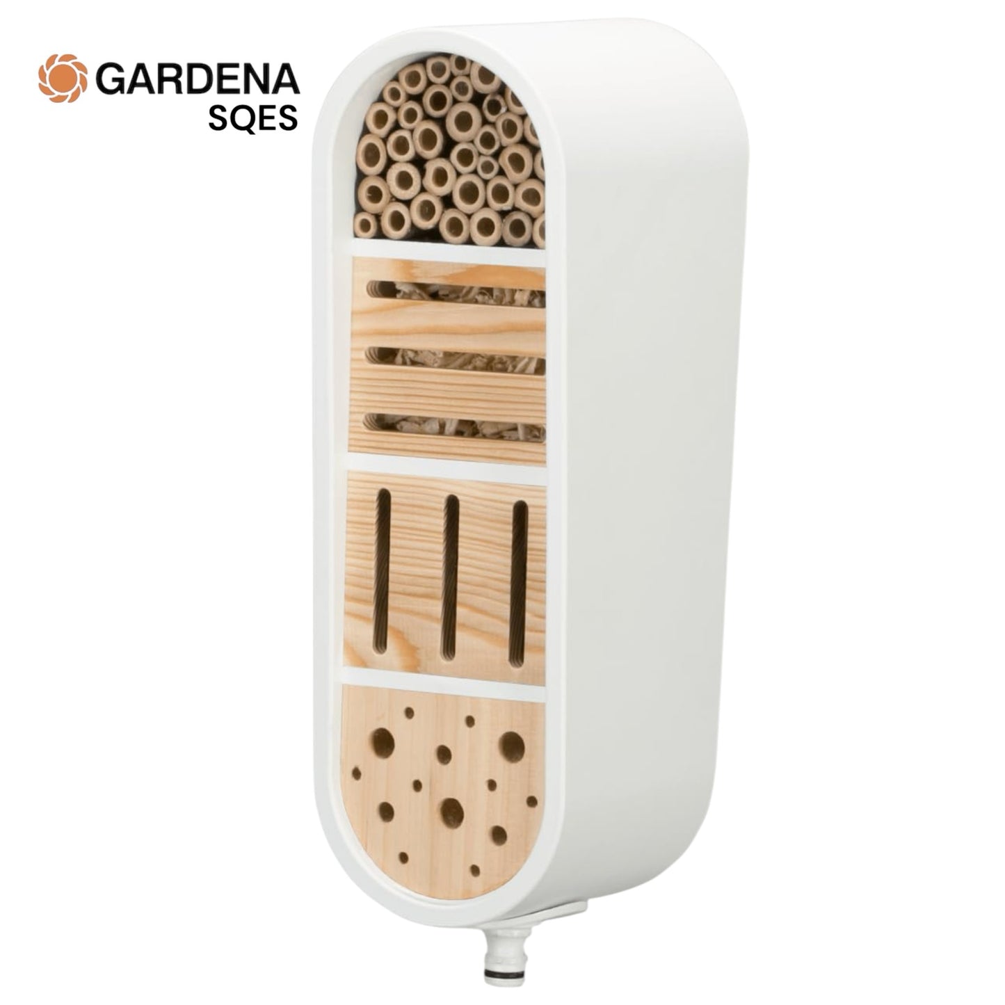 Hôtel à Insectes FSC 100% ClickUp GARDENA Réf. 11370-20 — Bois Certifié, Refuge Abeilles Coccinelles, Biodiversité Urbaine, Balcon Terrasse | SQES Tunisie
