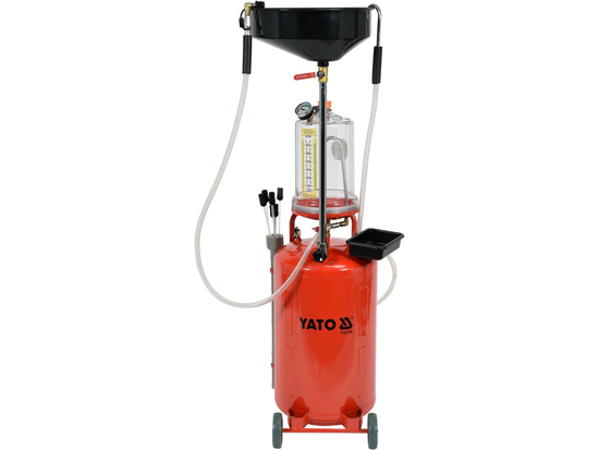 Vidangeur d'Huile Pneumatique 70L avec Cuve de Contrôle 10L