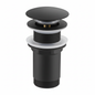 Vidage Lavabo Clic Clac Noir sans Trop-Plein 2040H Fabia - Système pop-up moderne pour lavabo design