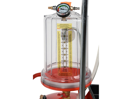 Vidangeur d'Huile Pneumatique 70L avec Cuve de Contrôle 10L