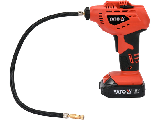 Gonfleur d'Air Sans Fil YATO YT-82894 — 18V Li-Ion 2Ah 150 PSI 14 l/min