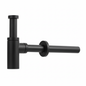 Siphon Lavabo Laiton Rond Noir 3035 Fabia - Design moderne pour salle de bain