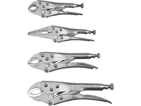 Pinces Étau Soudure 140 165 185 225mm – Jeu 4 pcs Série GRD