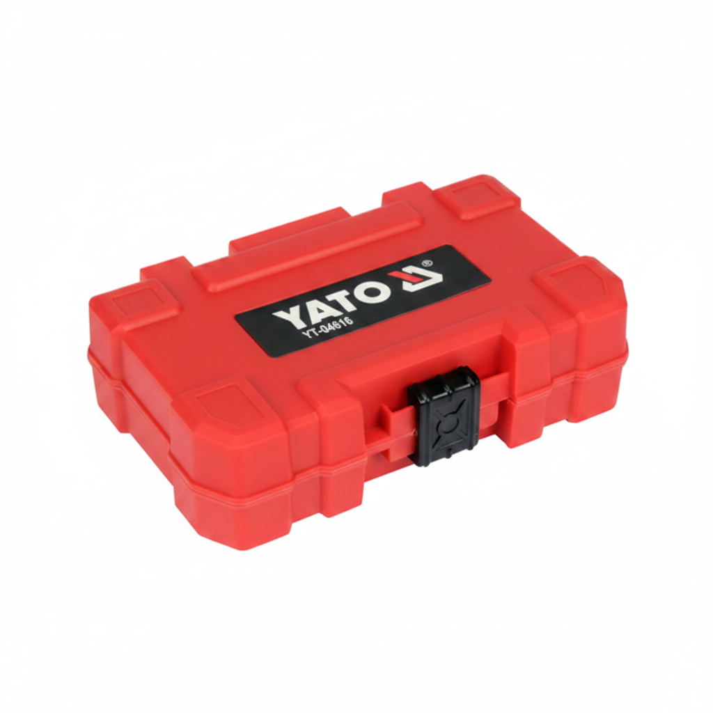 Coffret embouts impact YATO YT-04616 boîte rouge fermée vue de face