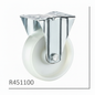 Roue nylon industriel fixe 100mm blanc R451100 - photo professionnelle