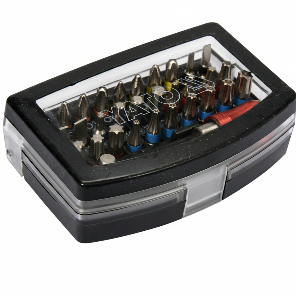 Coffret embouts tournevis 32 pcs YATO YT-04622 boîte fermée vue de dessus