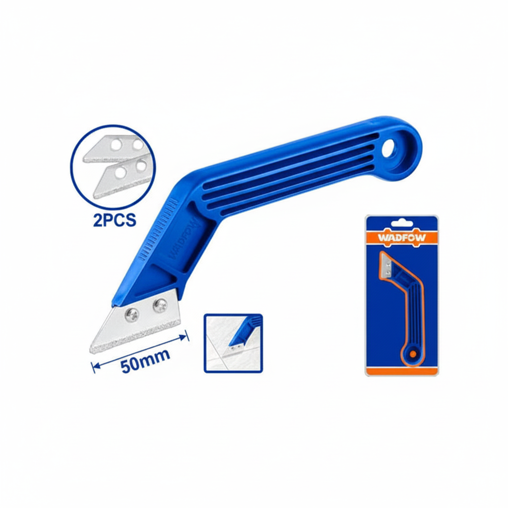 Couteau grattoir WADFOW WQZ1301 50mm vue professionnelle fond blanc