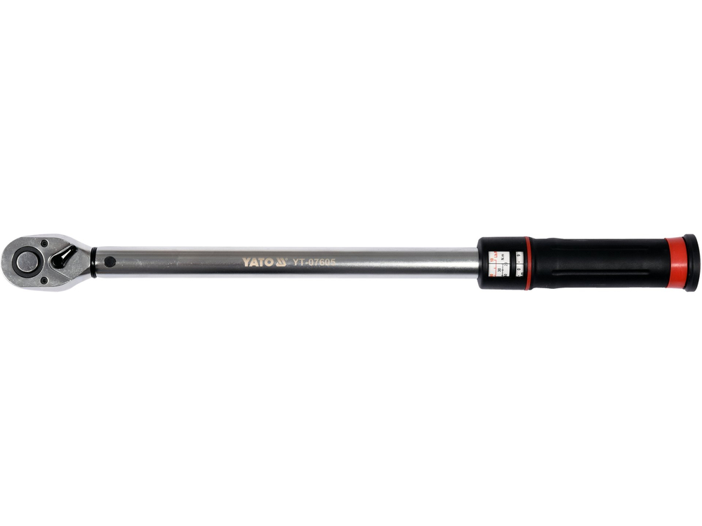 Clé Dynamométrique YATO 1/2" 20-220Nm 42Cr-Mo YT-07605 — Série GRF Pro
