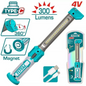 Lampe de travail LED TOTAL TWLI043006 300 lumens rotation 360° base magnétique recharge USB Type-C atelier mécanique – sqes menzah 8 bricolage meilleur prix en tunisie